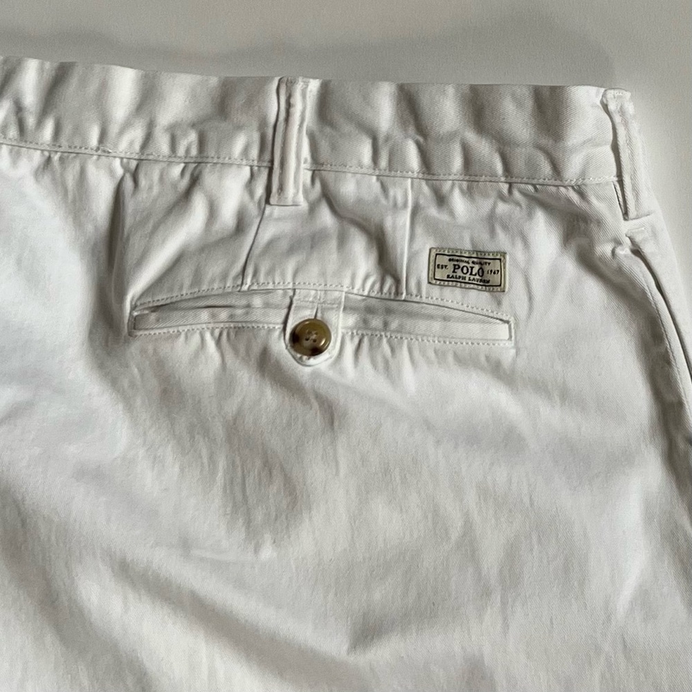 Polo Ralph Lauren White Chino Pants, Size 46 X 32 - Picture 6 of 7